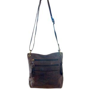 👖 Nino BOSSI Leather Brown Crossbody 👢